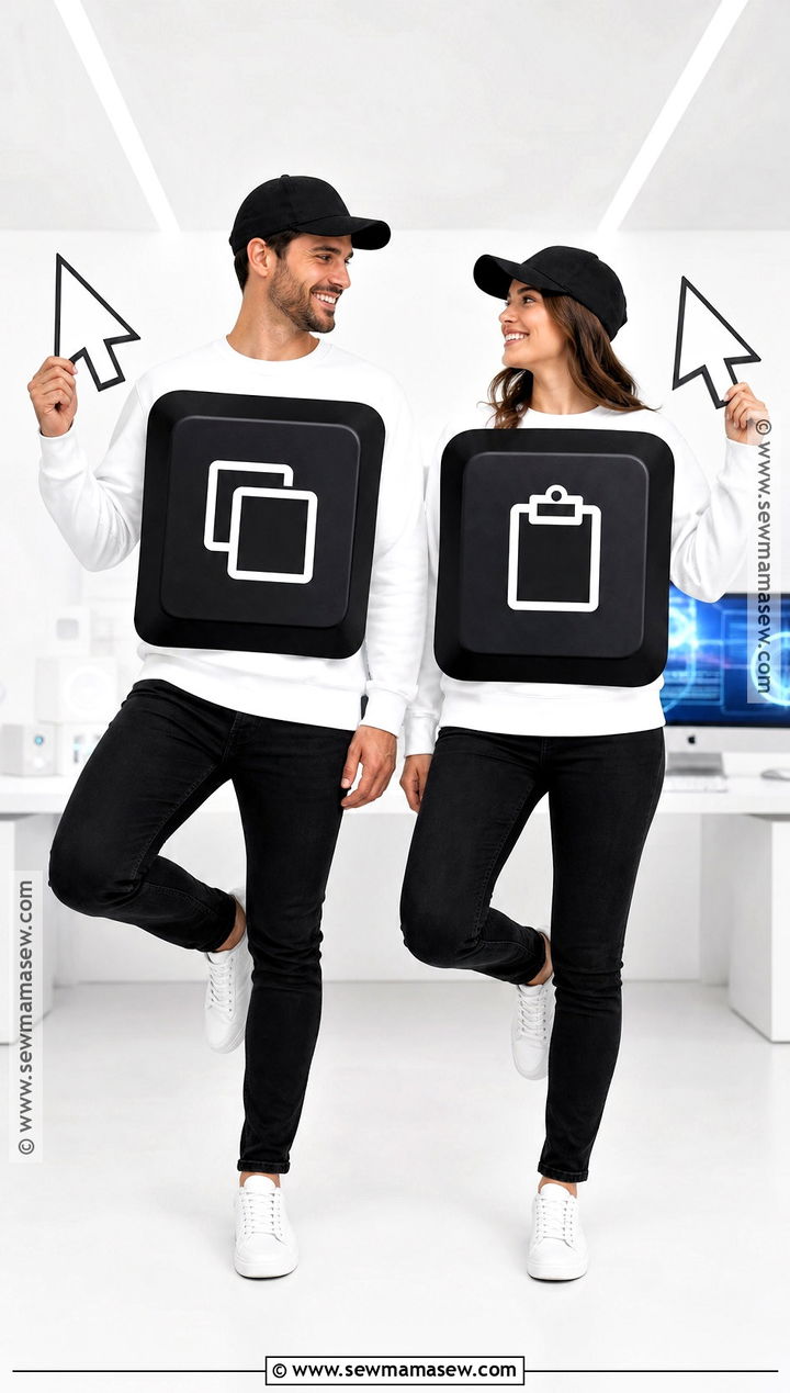 Copy And Paste Couple Costume - 35 clever couples halloween costumes