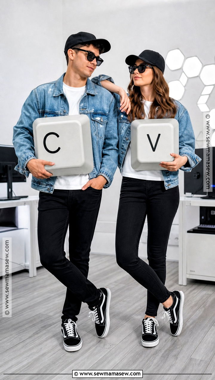 Copy And Paste Couple Costume - 30 couple costumes funny