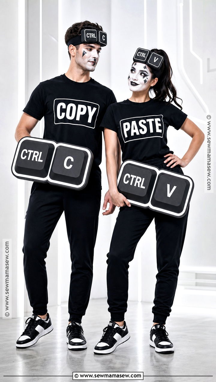 Copy And Paste Couples Costume - 35 fun couples costumes