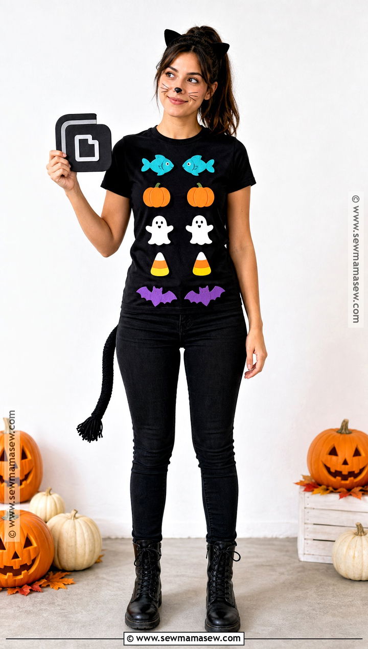 Copycat Costume With Cat Ears - 35 Halloween Costumes Easy Last Minute