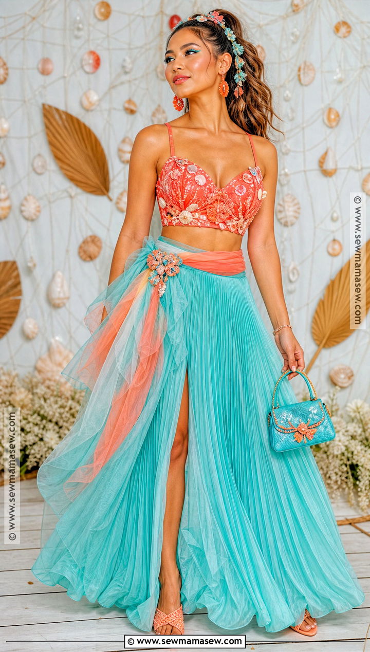 Coral Reef Mermaid Outfit - 35 mermaid halloween outfit ideas