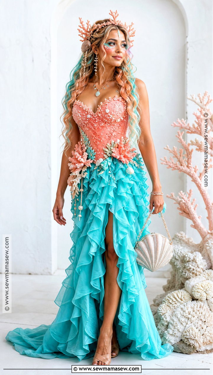 Coral Reef Siren Costume - 50 siren costume ideas