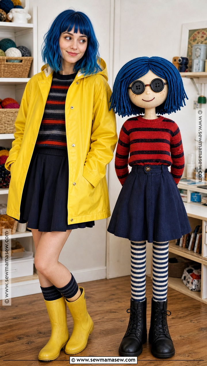 Coraline And Coraline Doll Costume - 30 coraline couple costume ideas