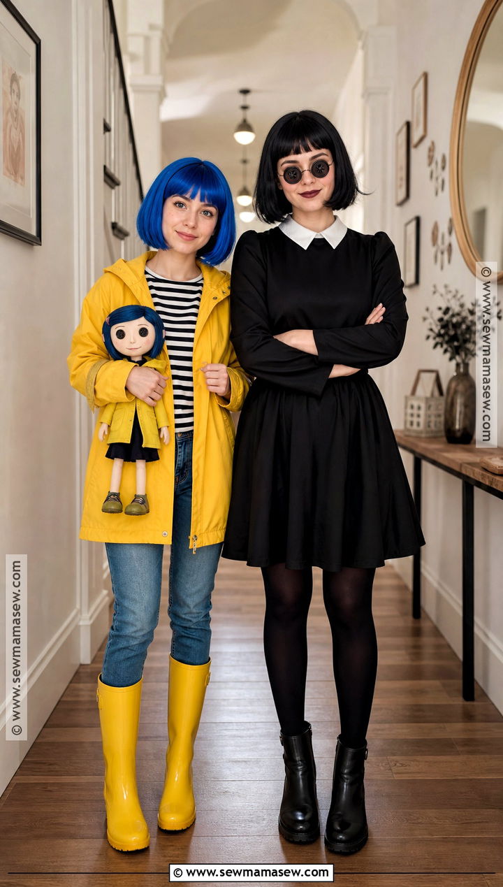 Coraline And Other Mother BFF Costume - 30 halloween costumes for bffs
