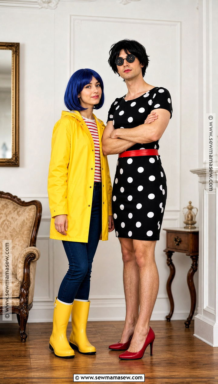Coraline And Other Mother Costume - 30 coraline couple costume ideas