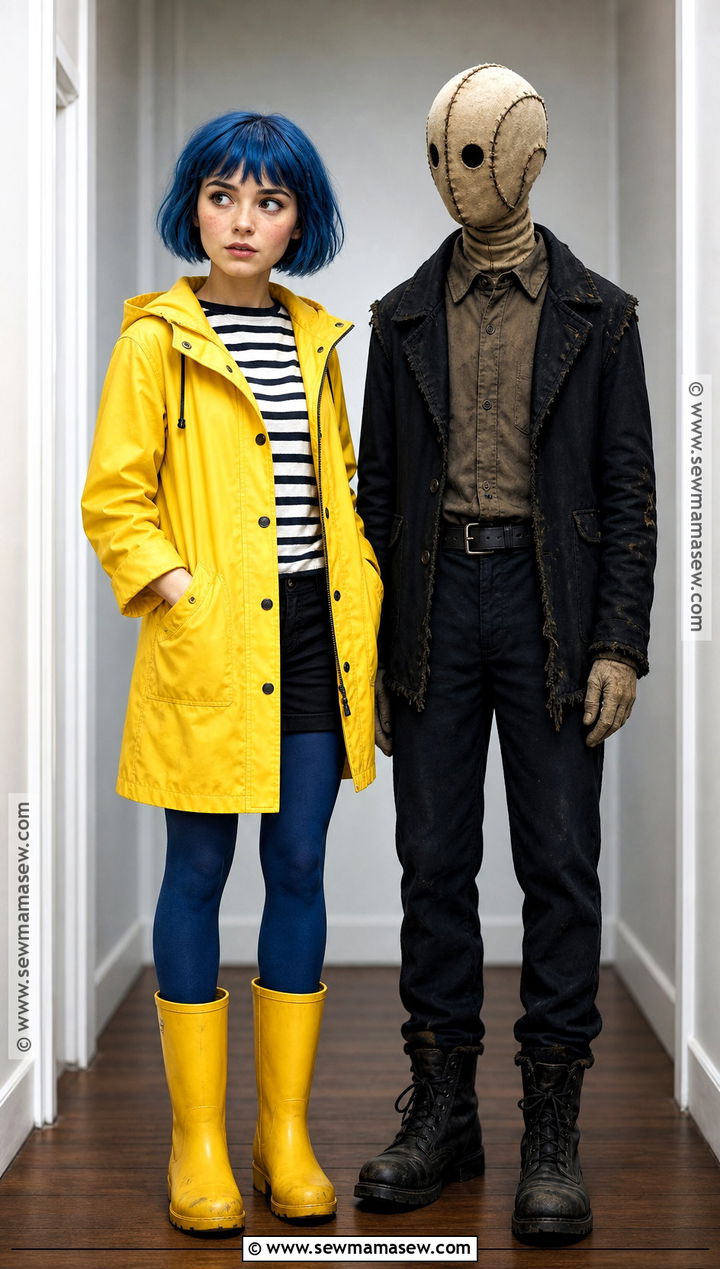 Coraline And Other Wybie Costume - 30 coraline couple costume ideas