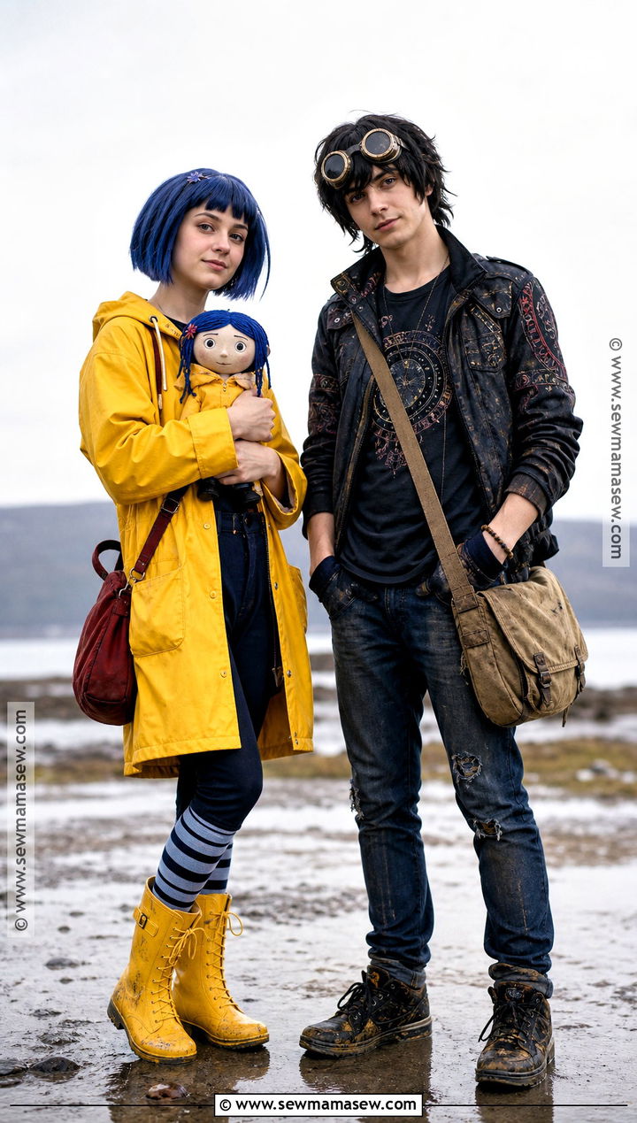Coraline And Wybie Costume - 35 iconic duo halloween costumes