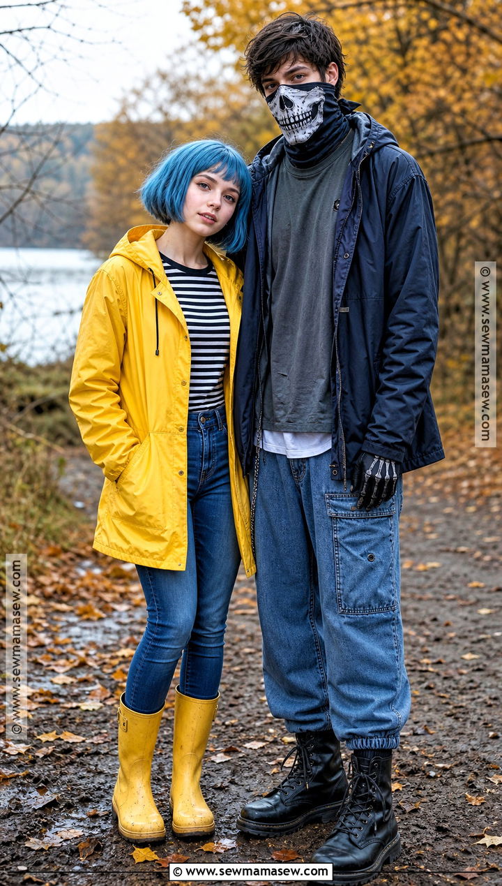 Coraline And Wybie Couple Costume - 40 coraline halloween costume ideas