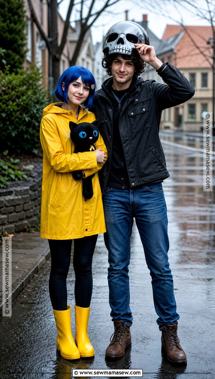 Coraline And Wybie Couple Costume - 45 halloween costumes for couples