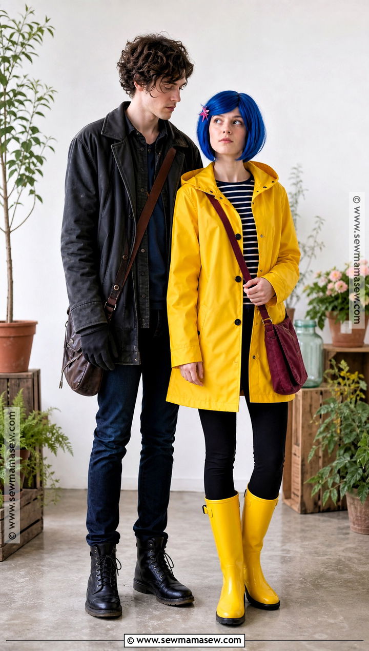 Coraline And Wybie Couple Costume - 50 couple costumes for halloween