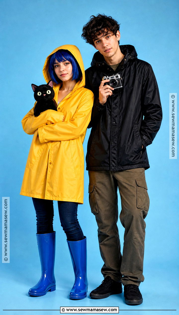 Coraline And Wybie Couple Costume - 50 couples costume ideas
