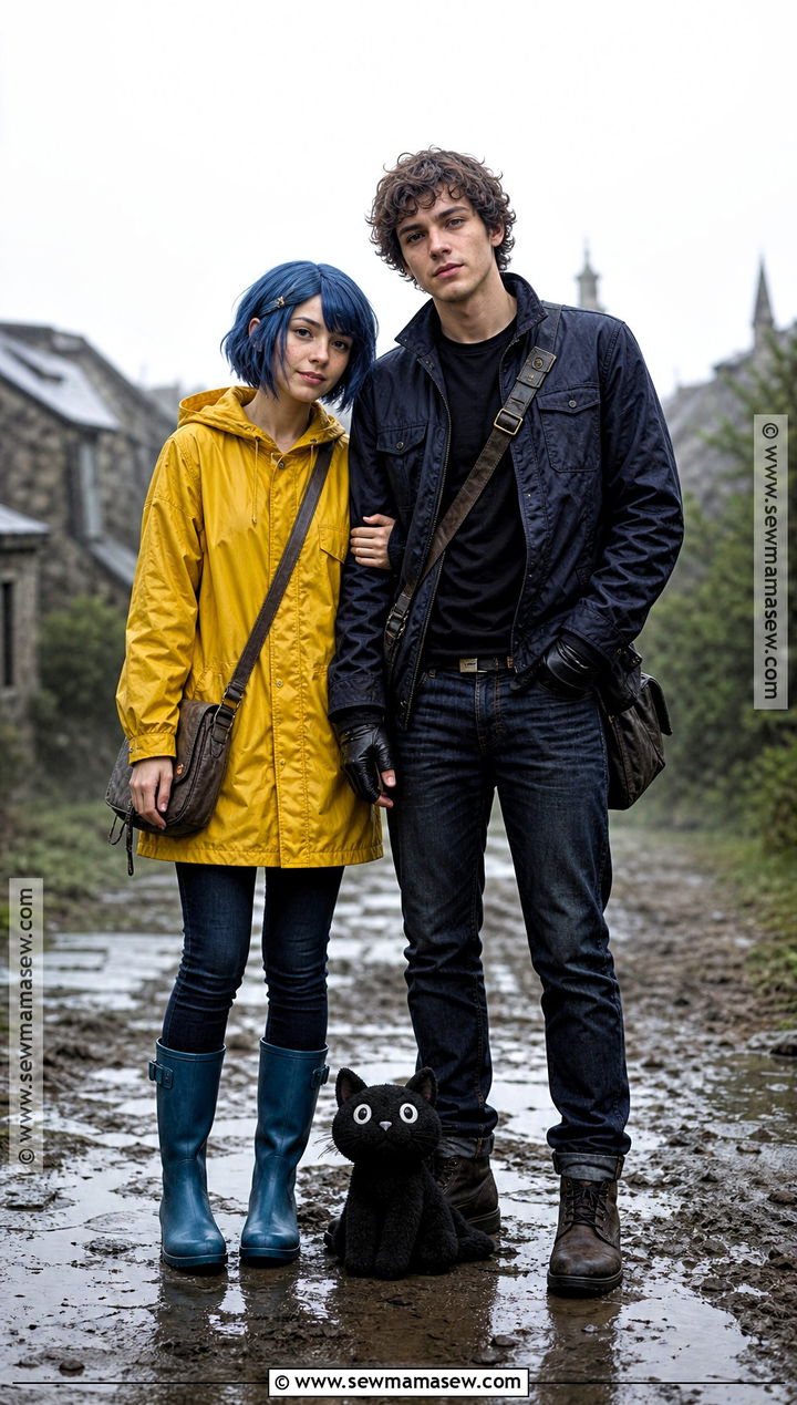 Coraline And Wybie Couple Costume - 35 cute couple costumes for halloween