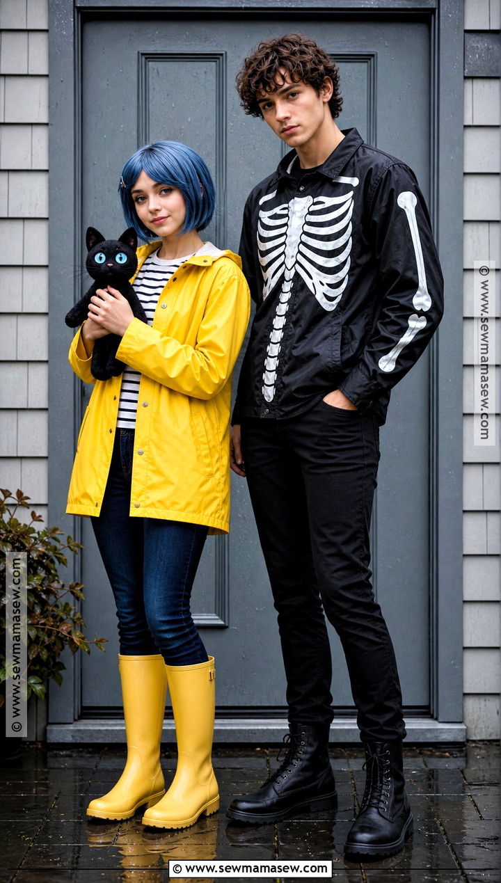 Coraline And Wybie Couples Costume - 40 creative couples costumes