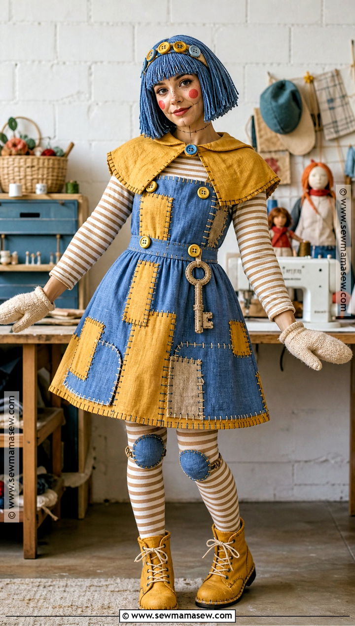 Coraline Button Doll Costume - 40 coraline halloween costume ideas