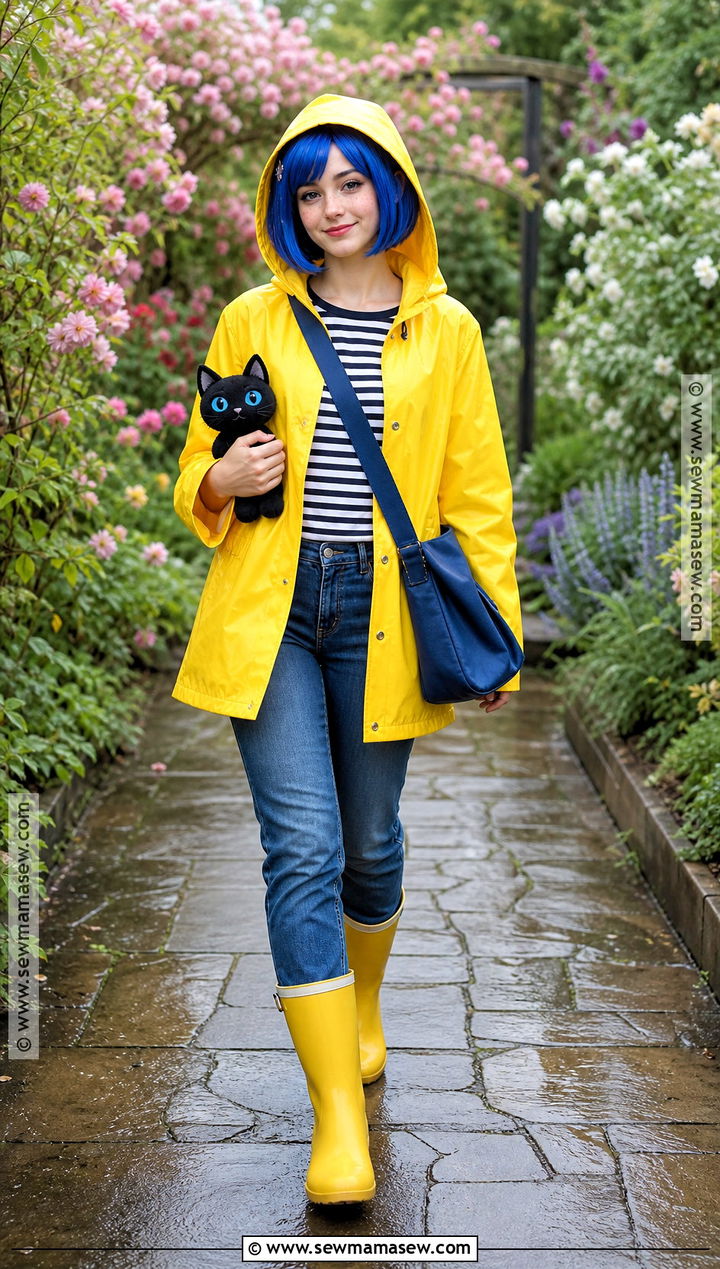 Coraline Cosplay With Yellow Raincoat - 35 best cosplay ideas