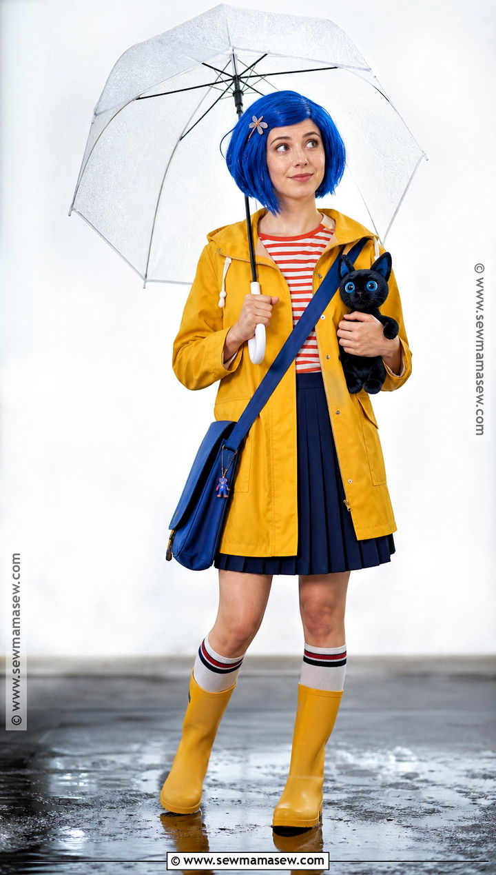 Coraline Halloween Costume - 35 blue hair halloween costumes ideas
