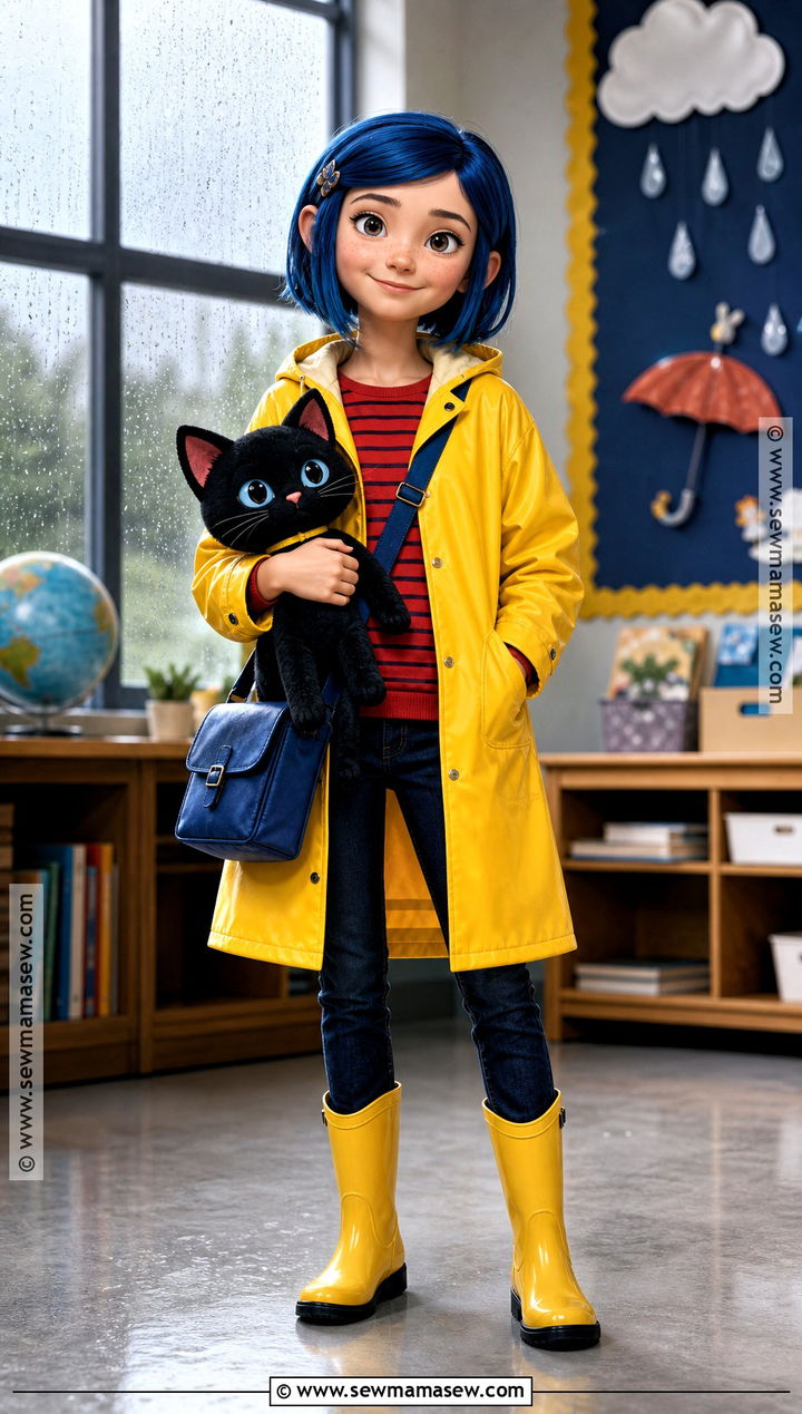 Coraline Jones School Costume - 30 characters to dress up as for school ideas