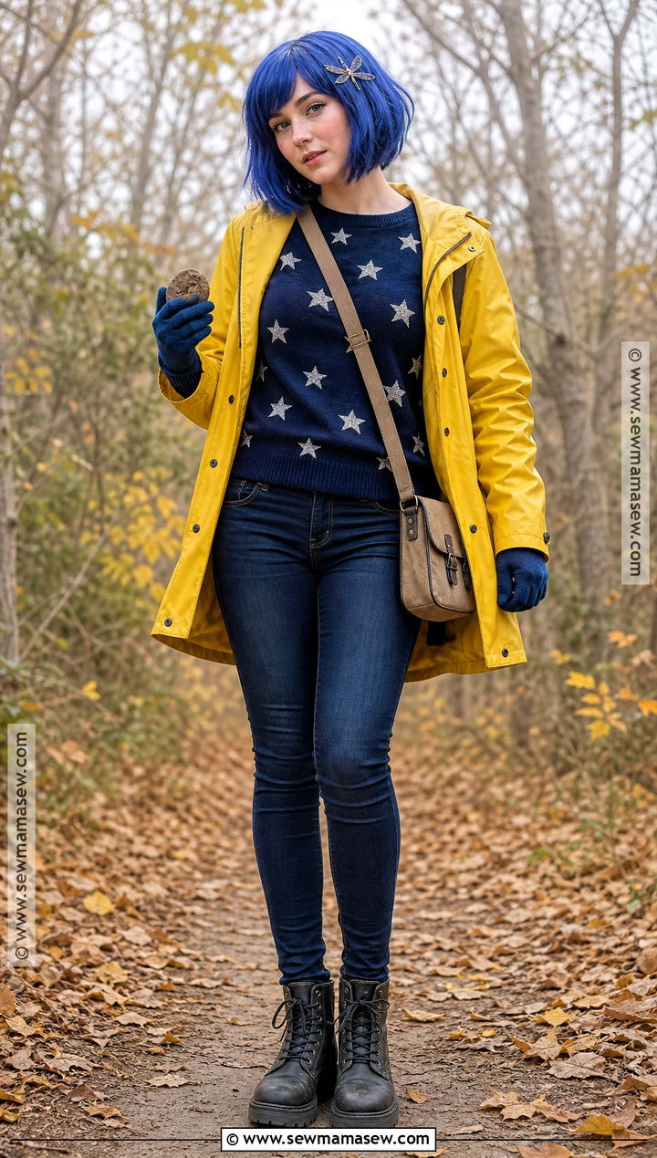 Coraline Star Sweater Costume - 40 coraline halloween costume ideas