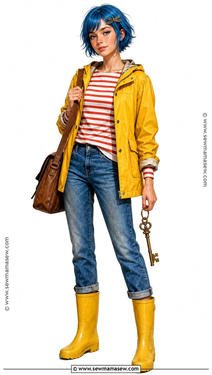 Coraline Striped Shirt Costume - 40 coraline halloween costume ideas