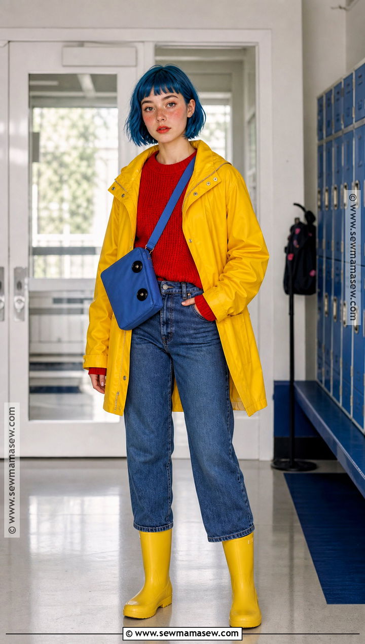Coraline Yellow Raincoat Costume - 30 high school halloween costumes