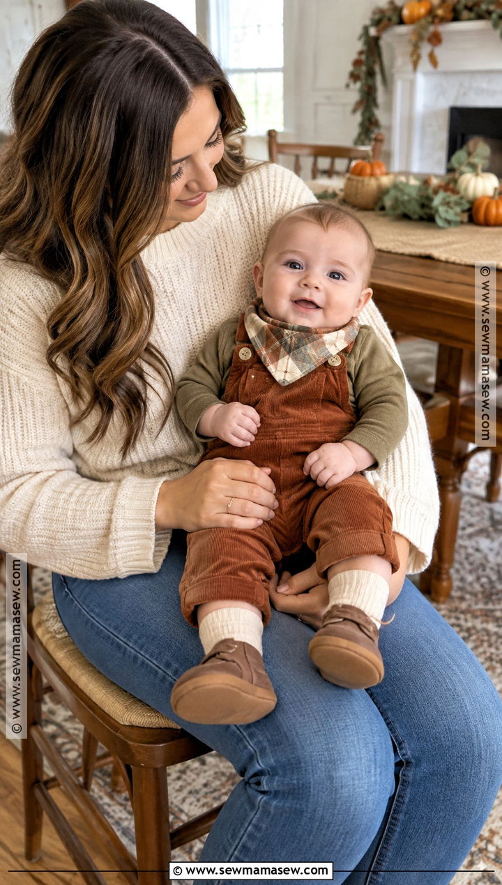 Corduroy Overalls Thanksgiving Outfit - 15 3 month thanksgiving outfit ideas