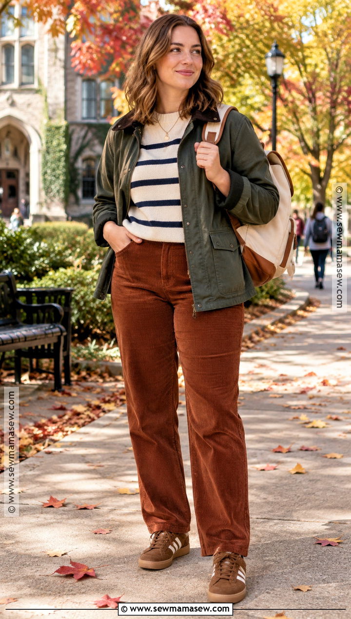Corduroy Pants Back To School Outfit - 20 Back To School Styles