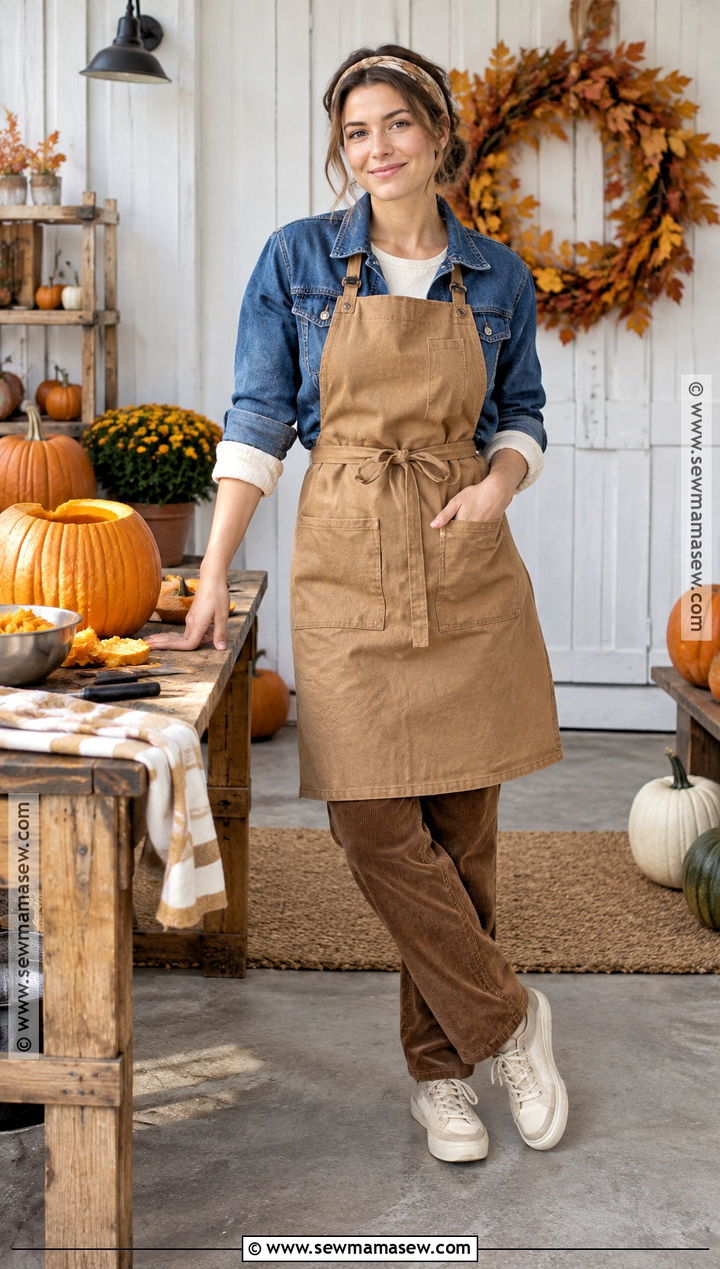 Corduroy Pants Pumpkin Carving Outfit - 20 Pumpkin Carving Outfit Ideas