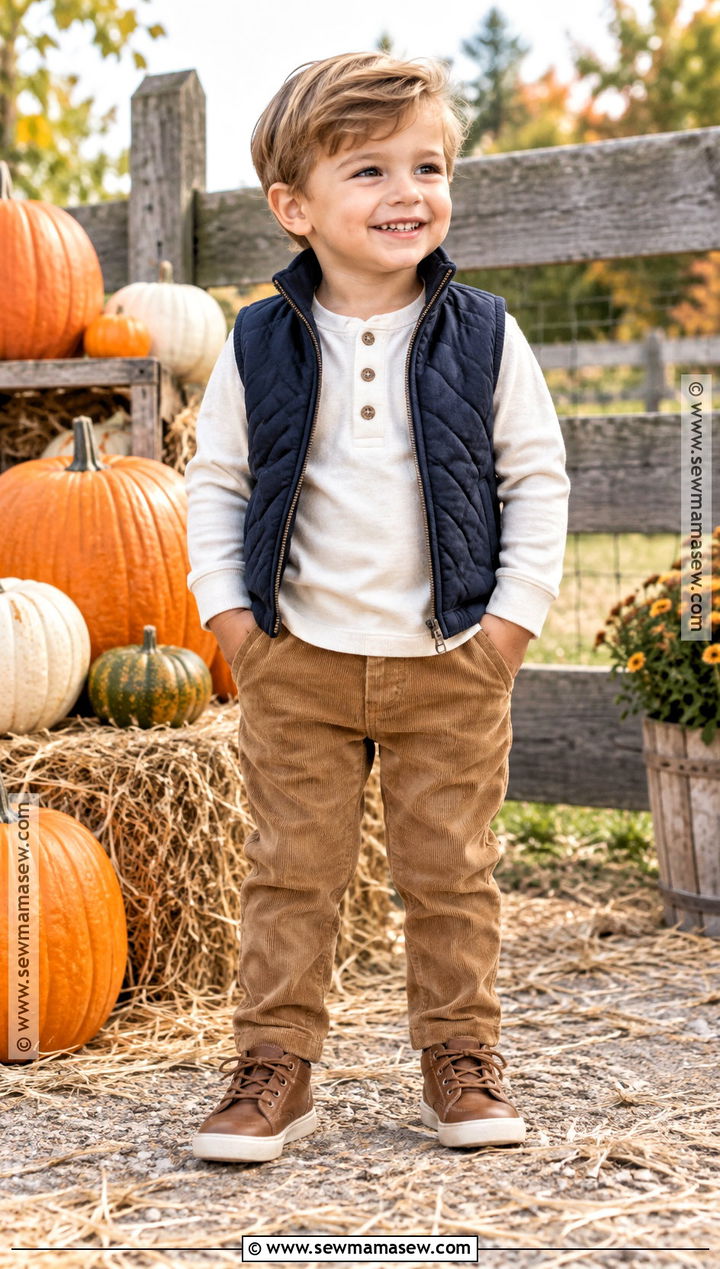 Corduroy Pants Pumpkin Patch Toddler Outfit - 20 Pumpkin Patch Toddler Outfit Ideas for Boys