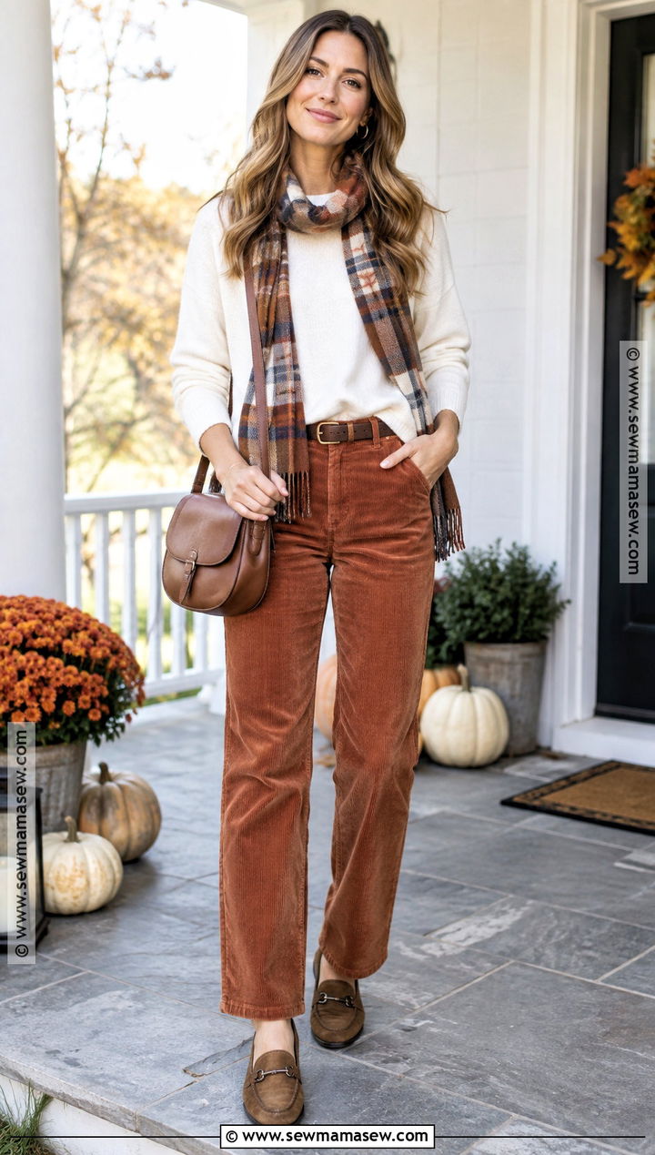 Corduroy Pants Thanksgiving Outfit - 15 Thanksgiving Pants Outfit