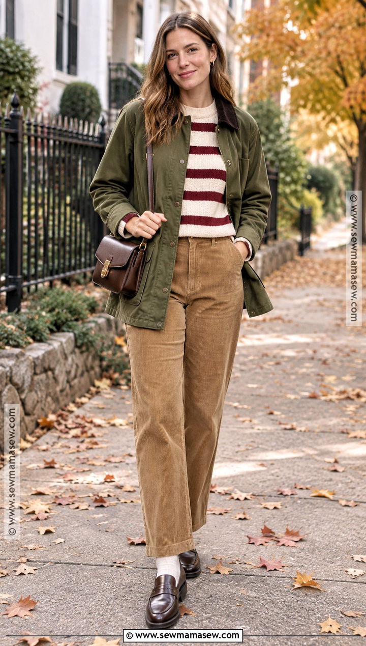 Corduroy Pants Thanksgiving Outfit - 15 cute fall thanksgiving outfits