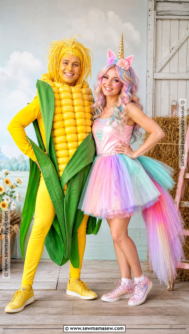 Corn And Unicorn Costume - 50 rhyme without reason costume ideas