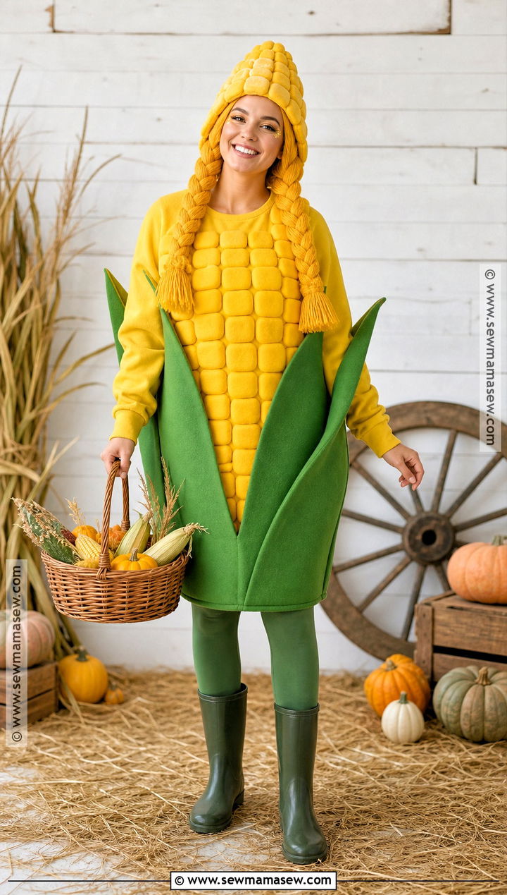 Corn On The Cob Costume - 30 autumn costume ideas