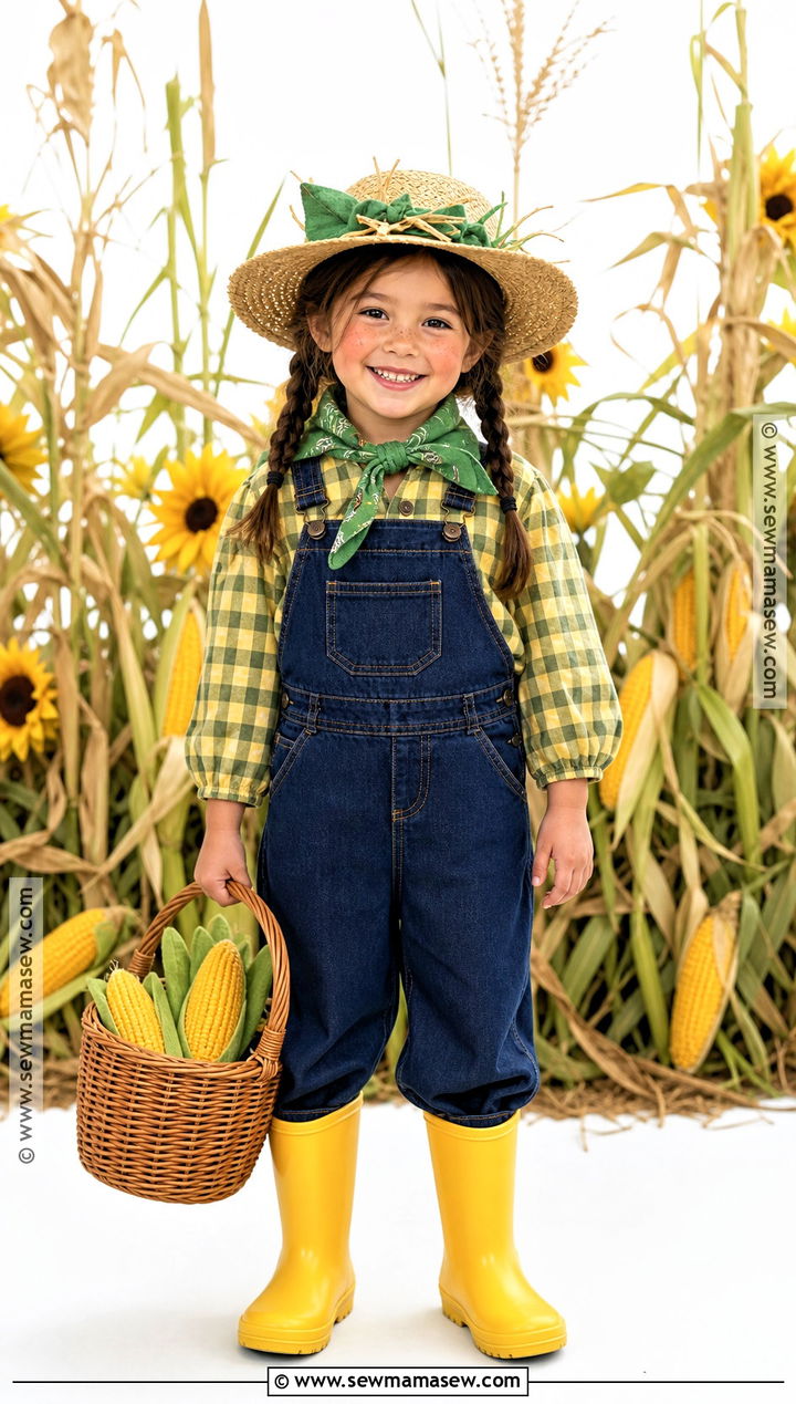 Cornfield Farmer Costume - 30 farmer costume ideas for kids