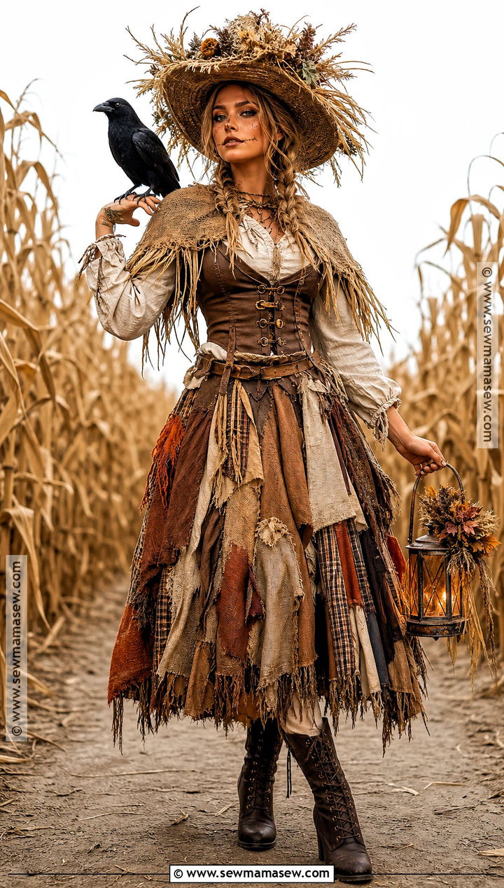 Cornfield Scarecrow Queen Horror Costume - 40 horror costume ideas