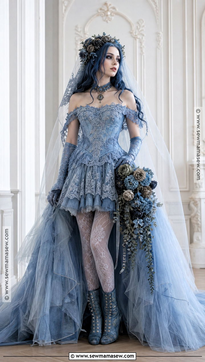 Corpse Bride Costume With Victorian Boots - 50 corpse bride costume ideas