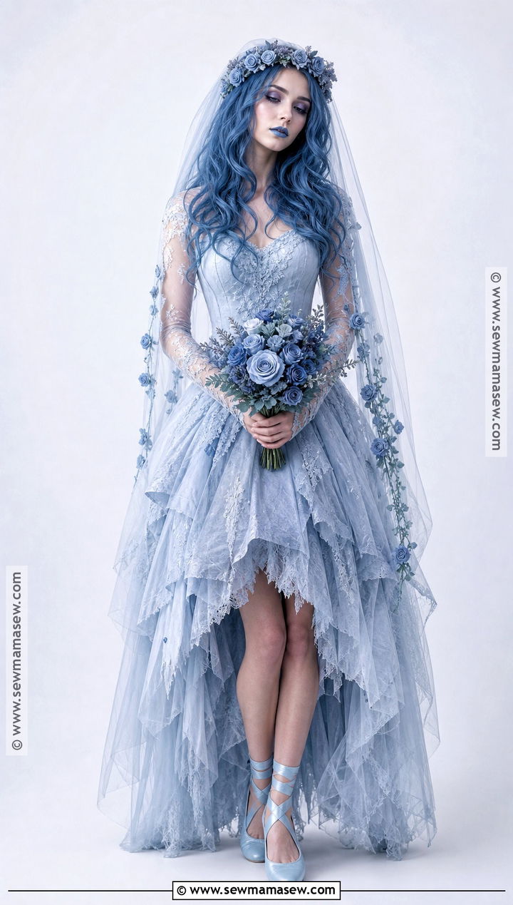Corpse Bride Emily Costume - 35 tim burton halloween costumes