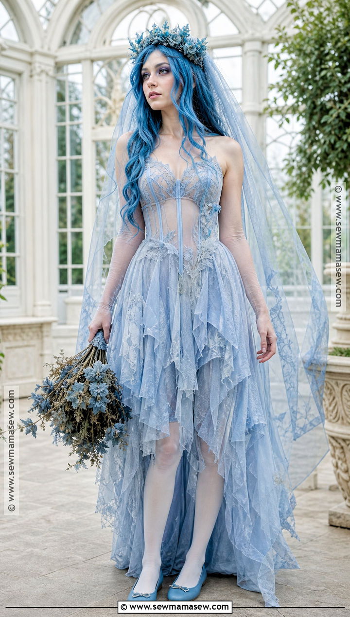 Corpse Bride Emily Costume - 30 Tim Burton Characters Costumes
