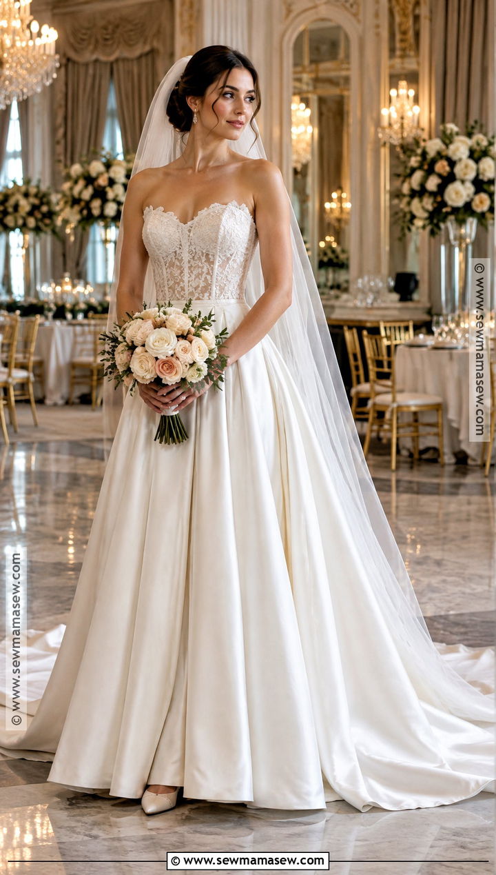 Corset A Line Wedding Dress - 15 A Line Fall Wedding Dress Ideas