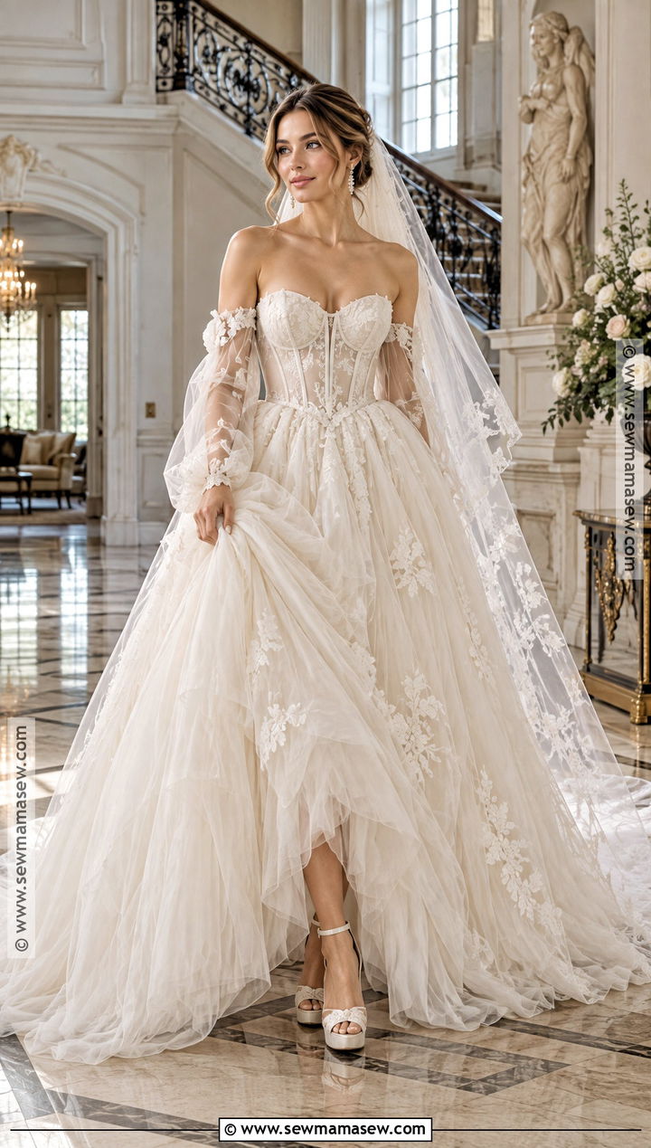 Corset Bodice October Wedding Dress - 15 wedding dress october ideas