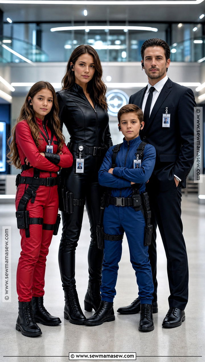 Cortez Family Spy Costume - 30 spy kids costume ideas