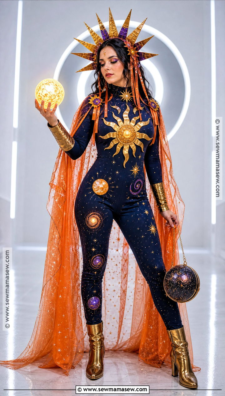 Cosmic Sun Costume - 30 Sun Costume Ideas for Women