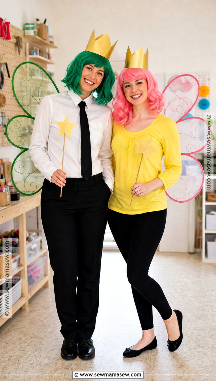 Cosmo And Wanda Costume With DIY Wings - 45 cosmo and wanda costume ideas