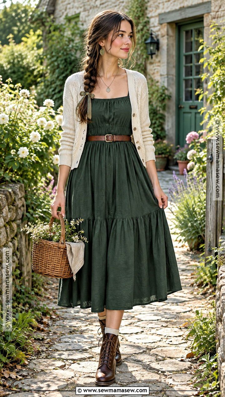 Cottage Witch Dress Outfit - 30 witch outfits aesthetic