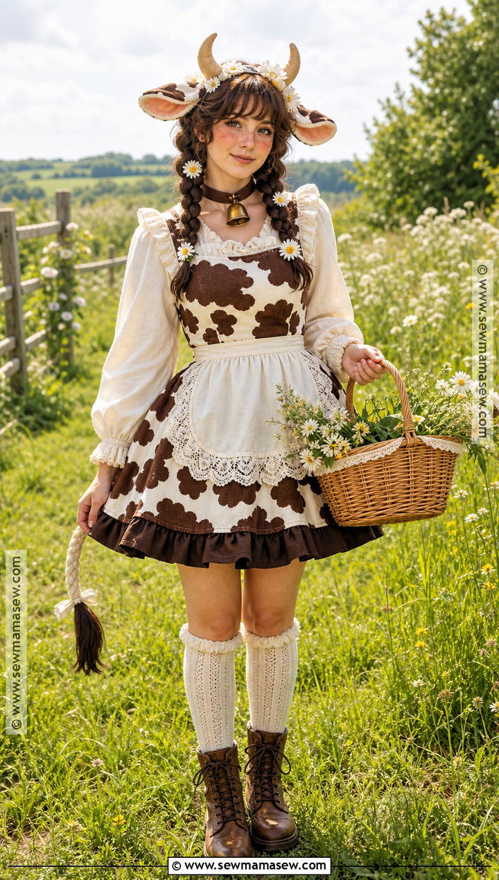 Cottagecore Cow Cosplay - 30 cow cosplay ideas
