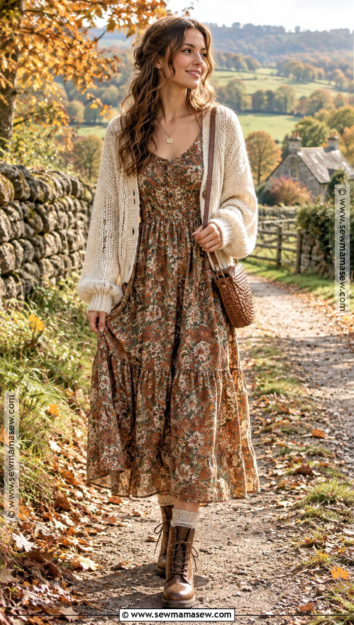 Cottagecore Fall Outfit - 20 fall clothing aesthetic ideas