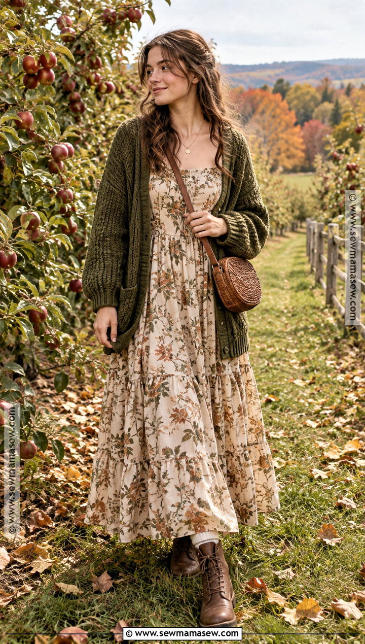 Cottagecore Fall Outfit - 20 fall style aesthetic ideas