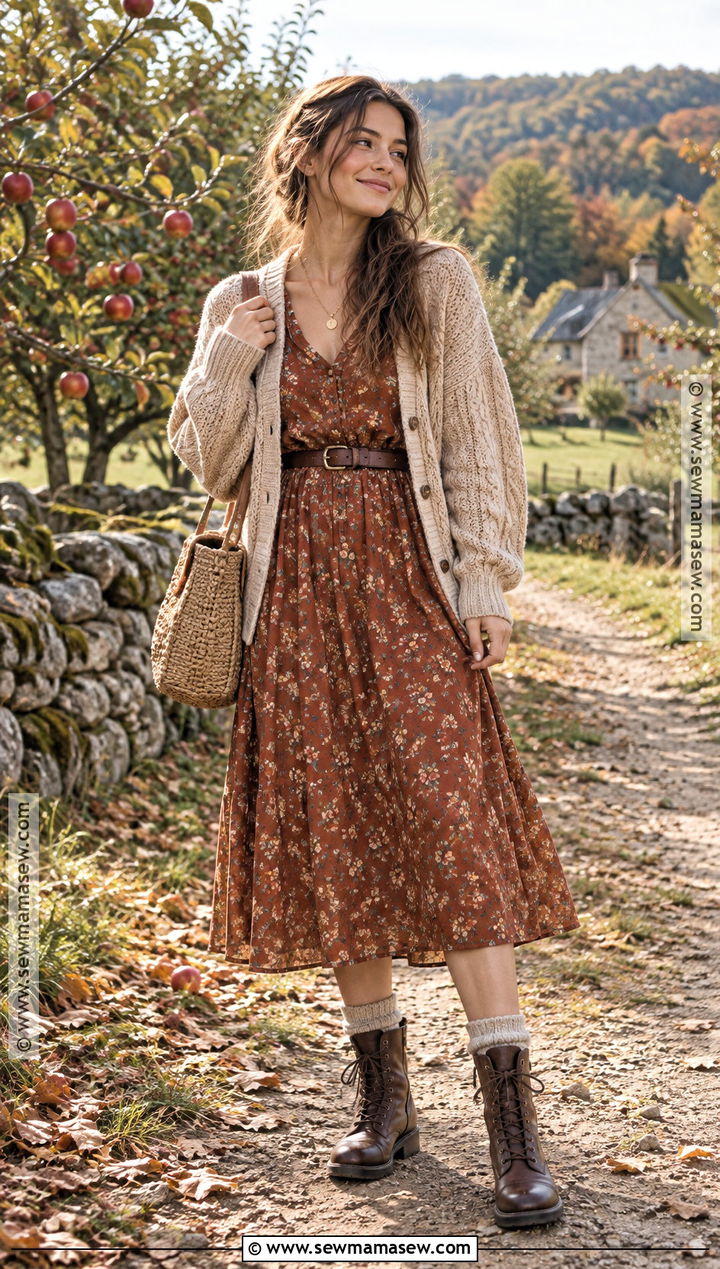 Cottagecore Fall Outfit - 25 fall fashion aesthetic ideas