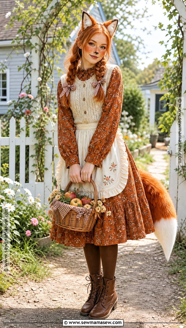 Cottagecore Fox Costume - 40 foxy costume ideas