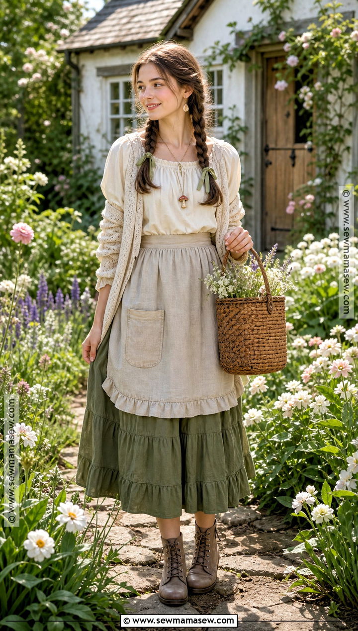 Cottagecore Green Witch Outfit - 30 green witch outfit ideas