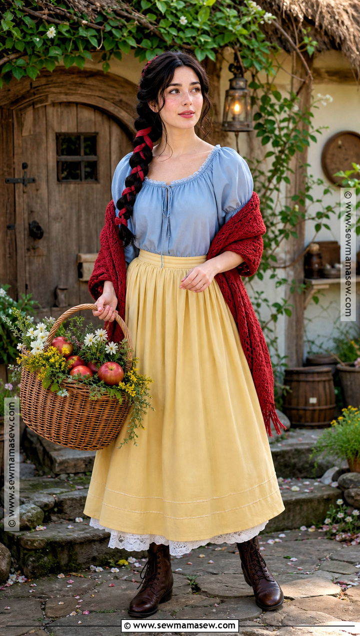 Cottagecore Snow White Costume - 40 snow white halloween costume ideas